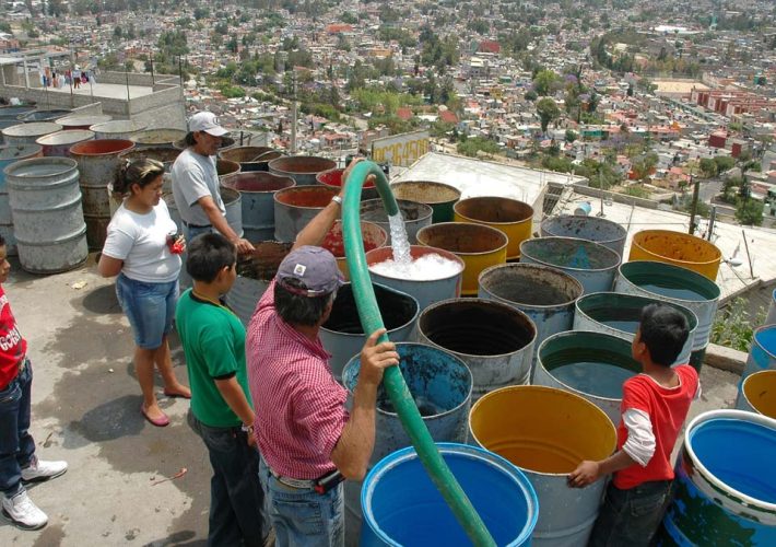 agua escases en México