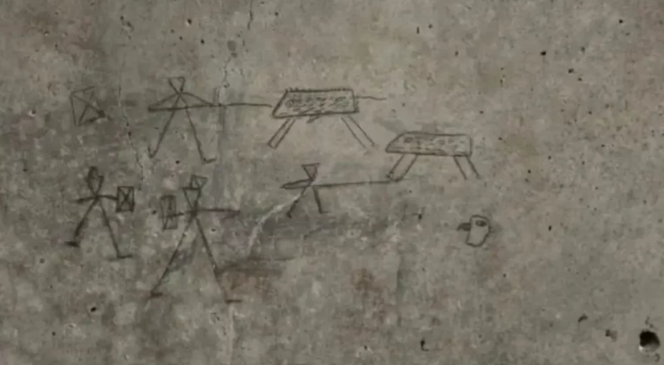dibujos en pompeya