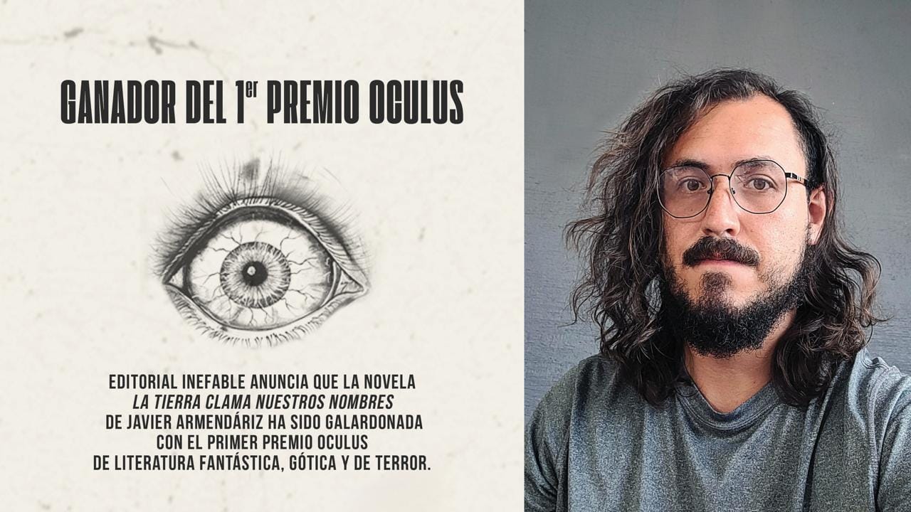 La novela «La tierra clama nuestros nombres» gana el primer Premio Oculus de literatura de la Editorial Inefable