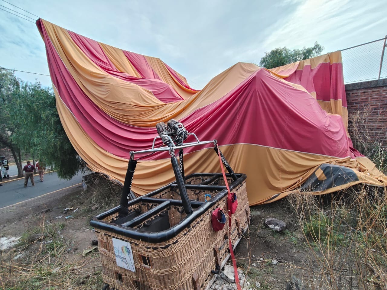 accidente globo aerostático en Teotihuacán