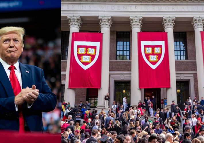 harvard trump