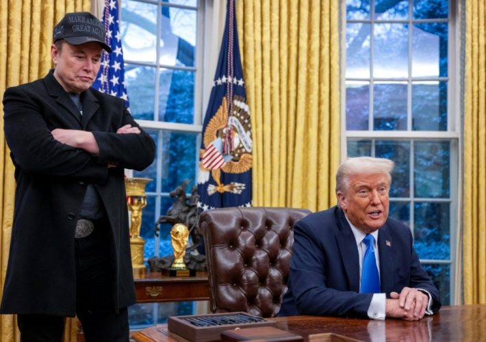 elon musk y donald trump