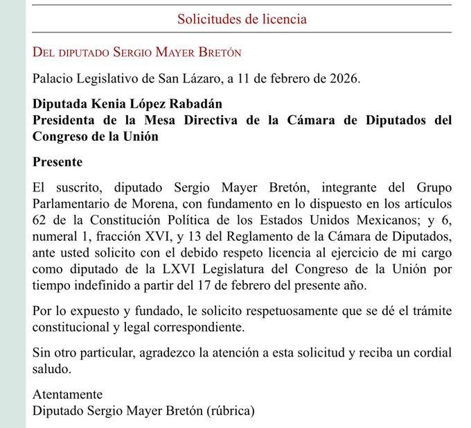Sergio Mayer tendrá licencia para entrar a un reality show.