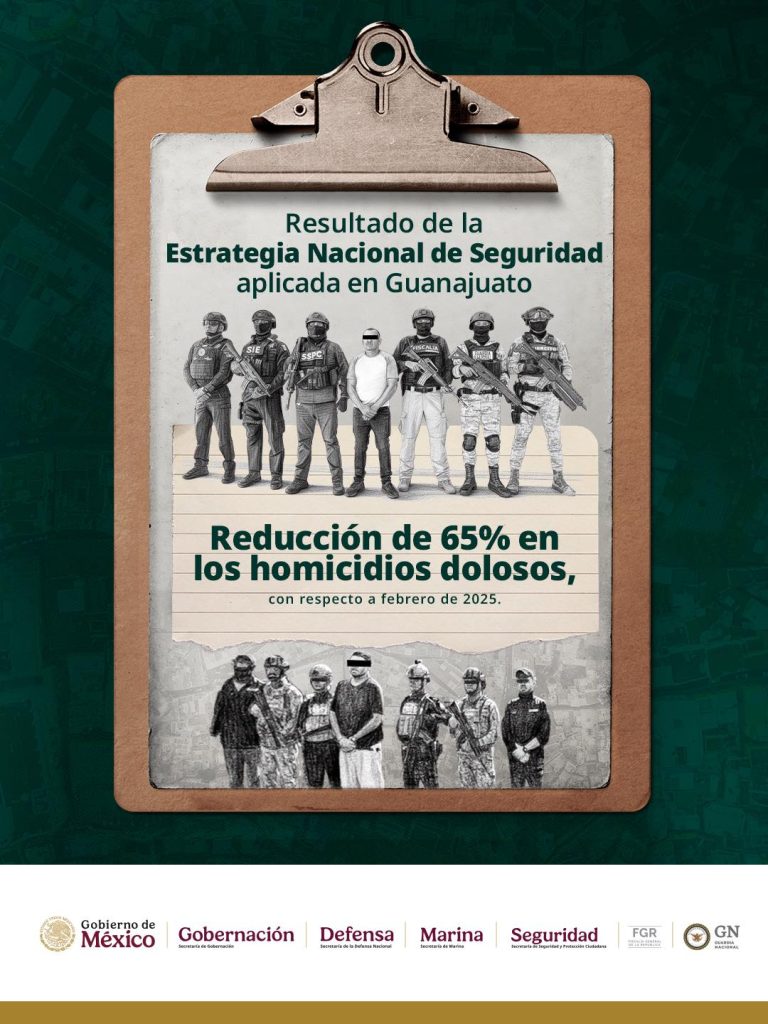 Resultados de seguridad en Guanajuato