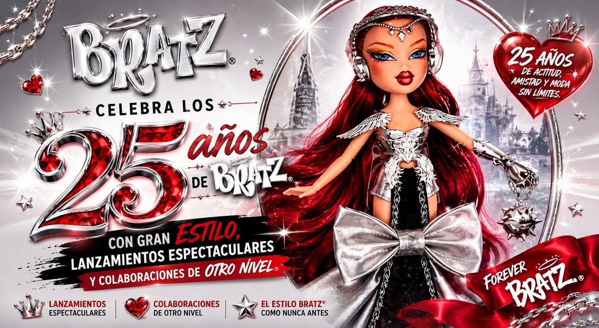 Bratz celebra su aniversario con Gaia, la nueva diosa cromada