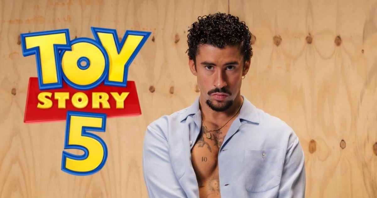 Bad Bunny grabó su voz en inglés y español para Toy Story 5
