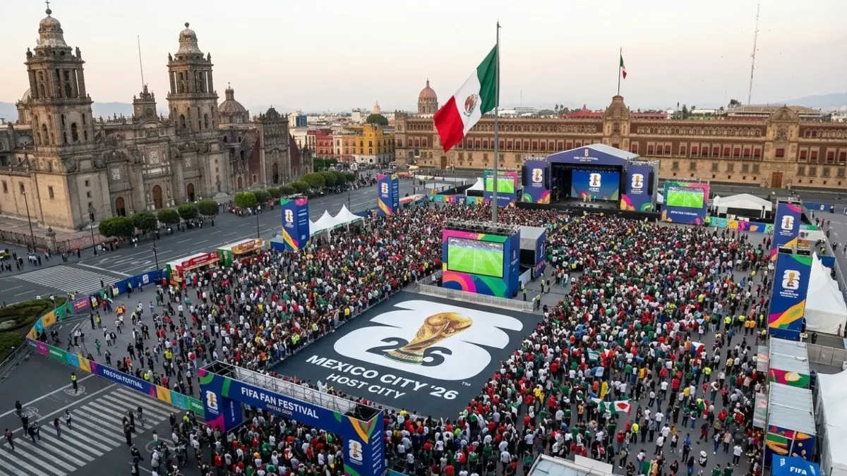 FIFA Fan Fest llevará todos los partidos al Zócalo
