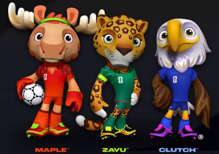 El jaguar Zayu, el alce Maple y el águila Clutch acompañarán el Mundial 2026