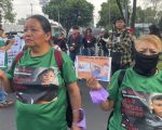El reclamo de las madres buscadoras llegó al Mundial