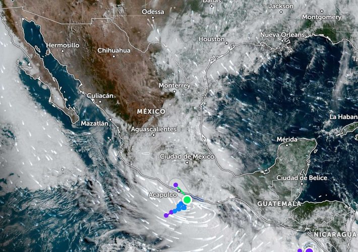 Acapulco queda bajo vigilancia por avance de Boris