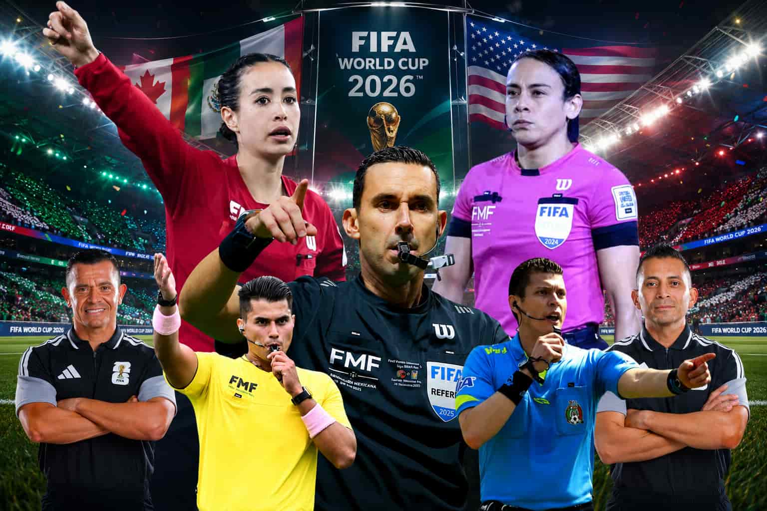 ¿Sabías que el Mundial también tiene Arbitros mexicanos?