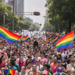 Marcha LGBT+ llena las calles de la CDMX