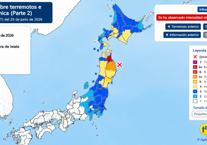 Sismo de 6.9 en Japón: Descartan peligro mayor de tsunami