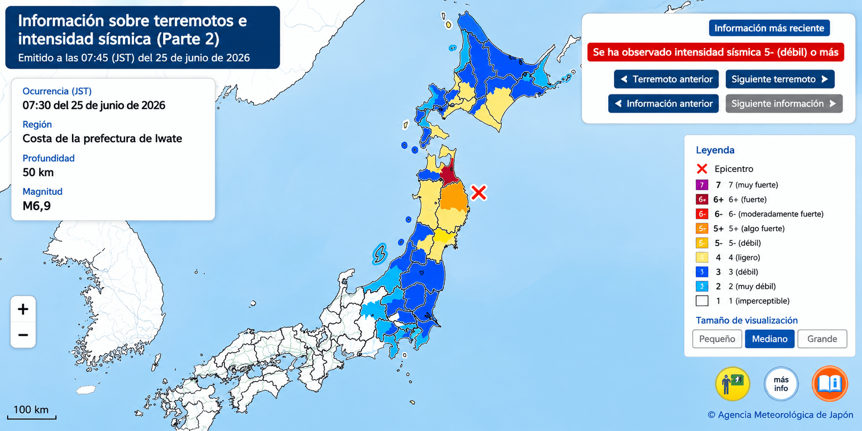 Sismo de 6.9 en Japón: Descartan peligro mayor de tsunami