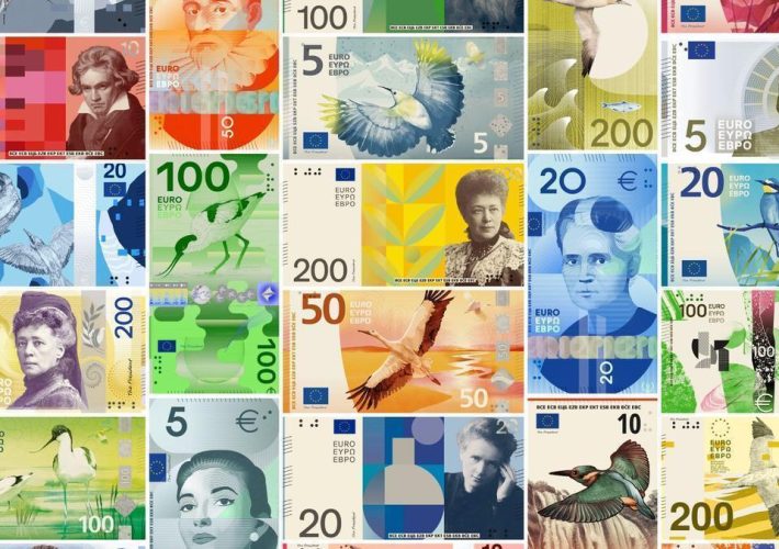 Billetes del euro tendrán un rediseño muy interesante