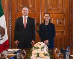 La presidenta Claudia Sheinbaum recibirá este jueves en Palacio Nacional a una delegación de Estados Unidos encabezada por el representante comercial Jamieson Greer