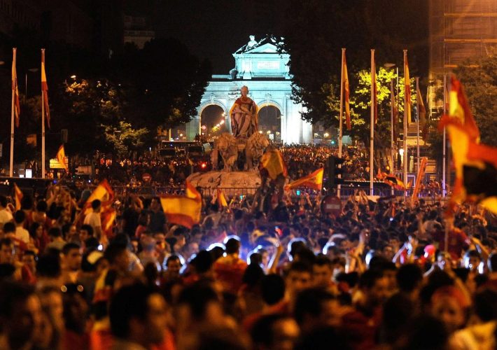 La Selección de España regresó este lunes a Madrid para celebrar con su afición la conquista de la Copa del Mundo