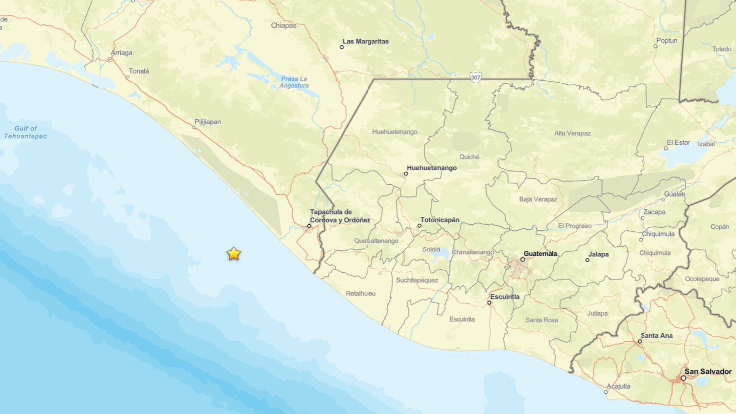 Guatemala evalúa daños tras fuerte sismo de magnitud 7.4