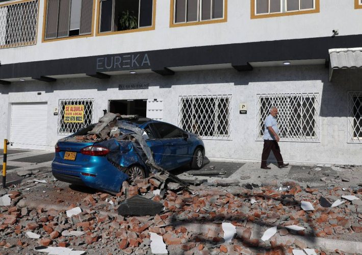 Colombia enfrenta una emergencia tras un terremoto de magnitud 7.4