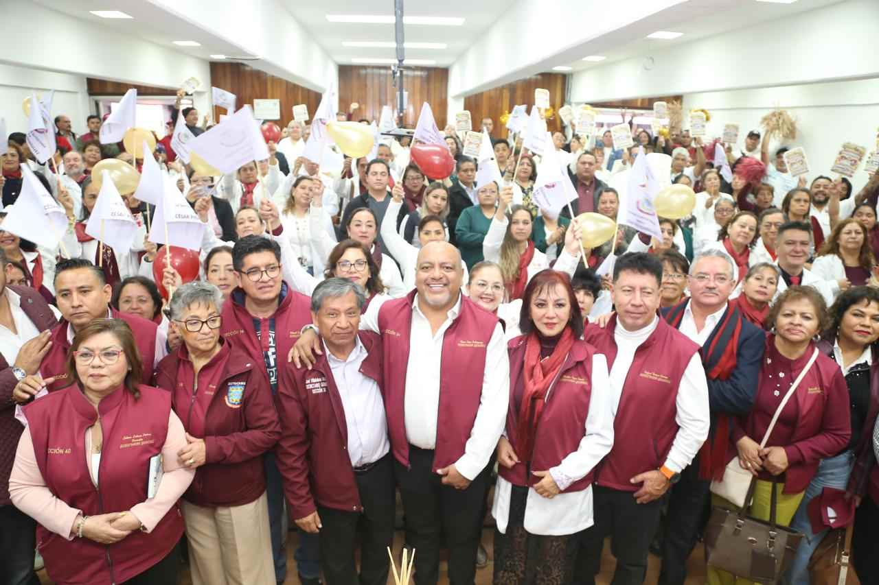 César Piña Rodríguez refrenda compromiso con personal médico y trabajadores de hospitales de la CDMX